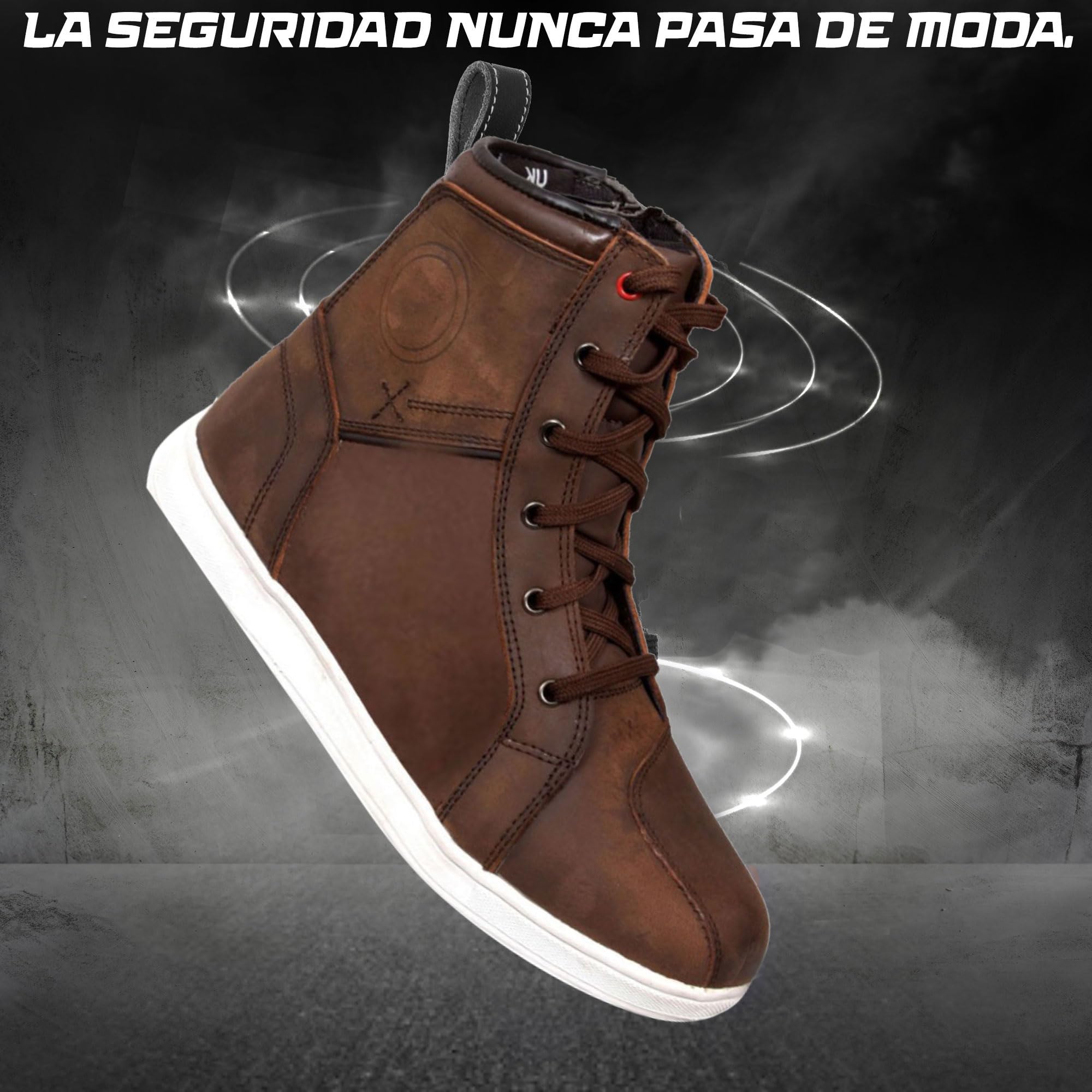 Botas de Moto Impermeables Zapatos de Moto para Hombre Botas de Moto Zapatos Cortos de Motocross.