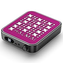 HALMAI Collettore di polvere per unghie, aspirazione 800 Pa e motore brushless da 5000 giri, min, per unghie acriliche, strumento compatto per principianti con filtro HEPA riutilizzabile (salone e uso