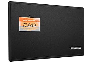 Extra Large Cork Board for Wall: 72" x 48" Felt Pin Board