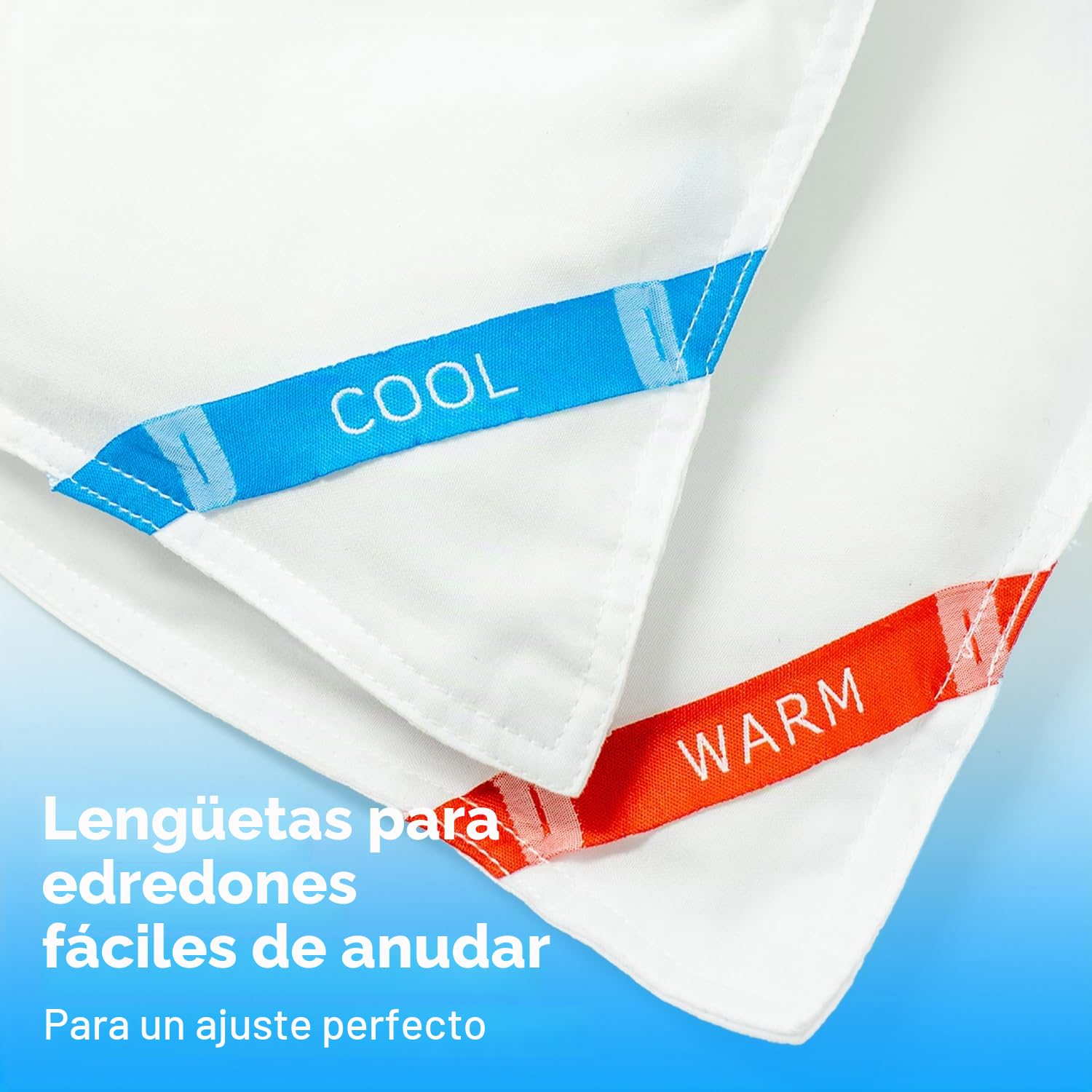 SöMN Funda Nórdica Zona Duo para Parejas Kömforte | Hipoalergénico | Edredón Alternativa para Dejar a Todos Comodos | Lavable en la Lavadora | Dos Temperaturas | (Blanco, Rey Europeo)