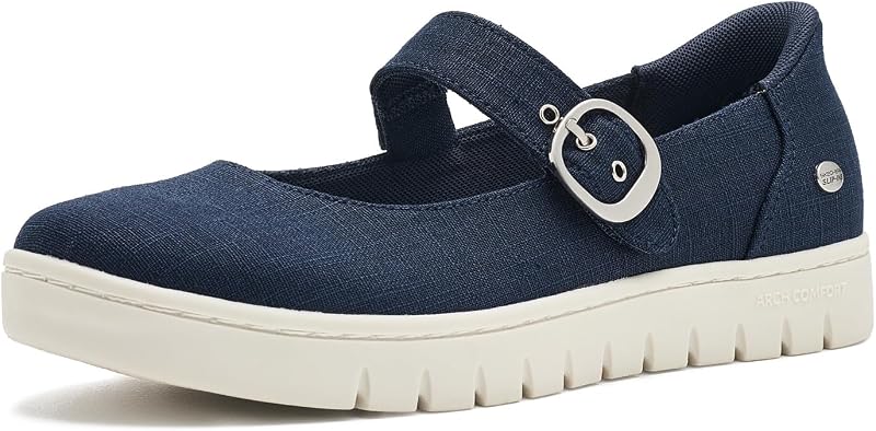 Skechers Womens Arch Comfort Sunfest - Easy Charm | Casual slip-on, Skechers Hands Free Slip-ins, Arch Comfort removable insole, Machine washable, Crafted with vegan materials
