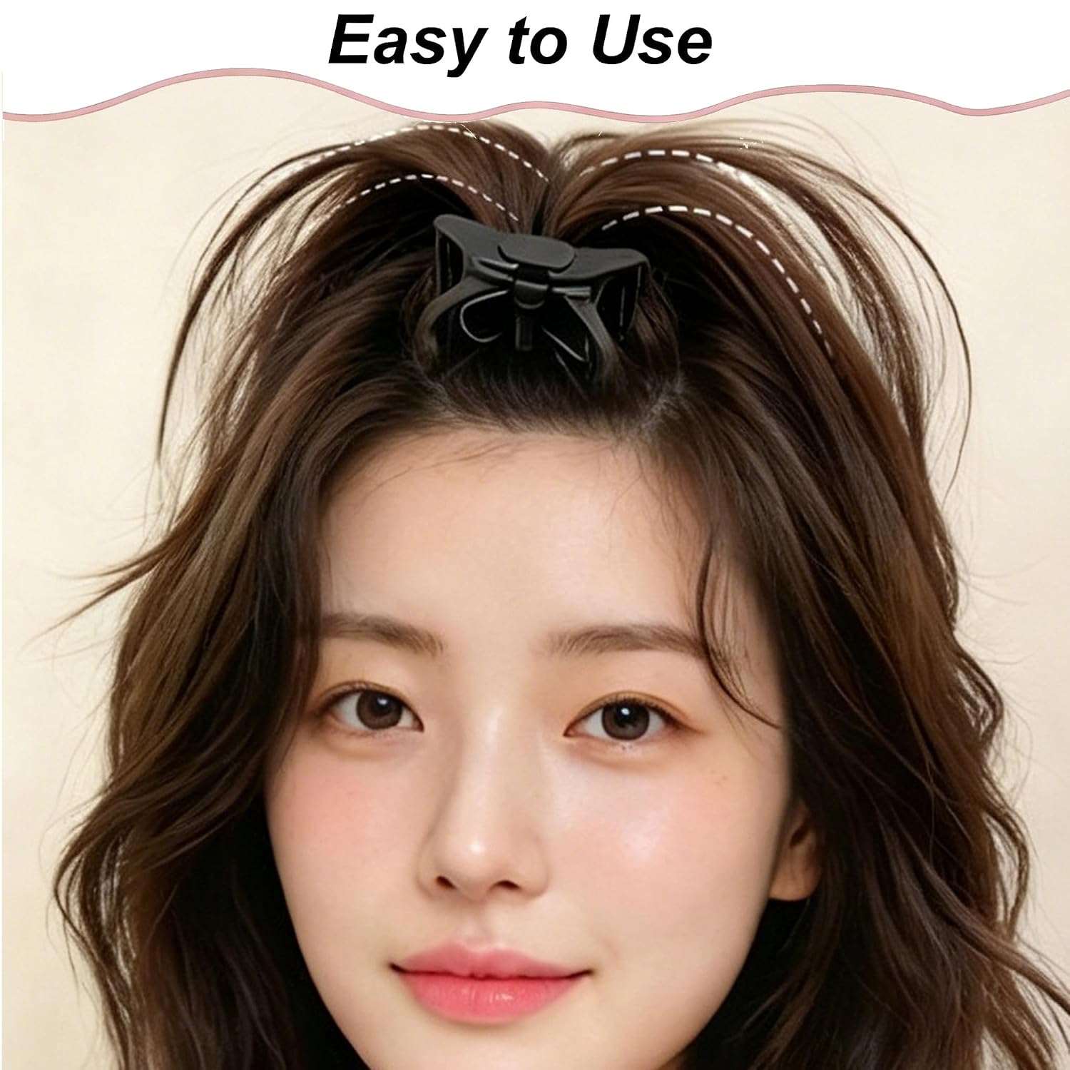 Hair Volume Clip,Root Clips for Curly Hair,Hair Volumizer, Black image 4