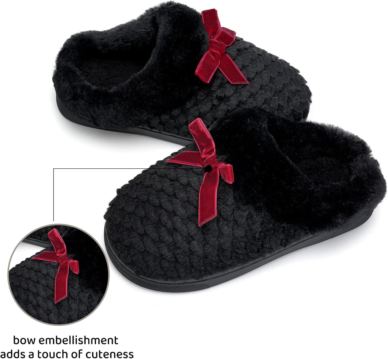 WateLves Girls Slippers Kids Slip On Winter House Shoes Anti-Slip Soft Coral Fleece Slipper for Indoor & Outdoor - Image 4