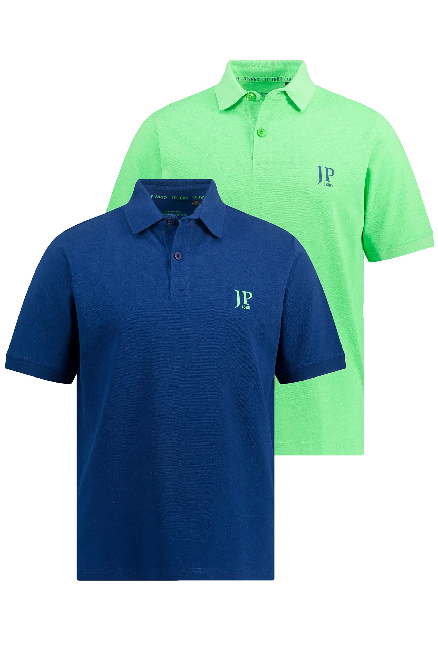 JP 1880 Maglietta, RH, Slub, Tasca sul Petto, 1/2 T-Shirt, Nero