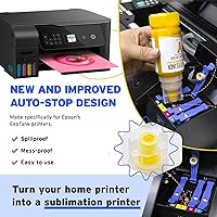 Vista 2 de Printers Jack Tinta de sublimación Las botellas rellenadas automáticas funcionan con impresoras Supertank ET2800 ET15000 ET-2720 ET-4700 ET-2760