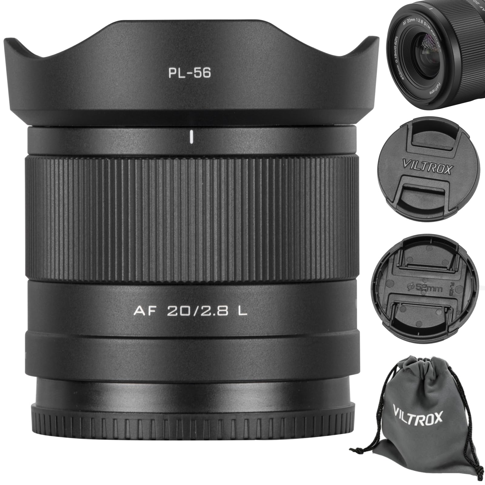 VILTROX AF 20mm F2.8 Obiettivo Full Frame per L-Mount