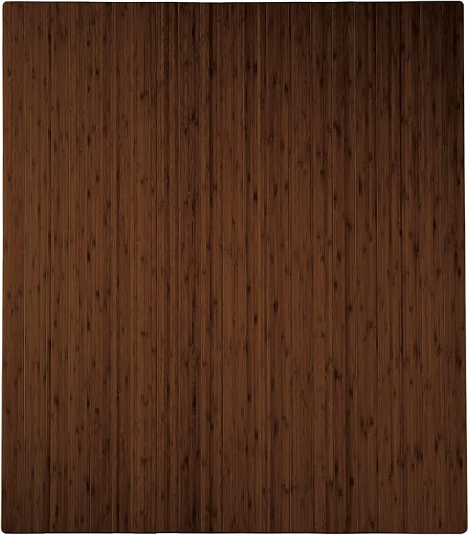 Realspace™ Bamboo Chair Mat, 36" x 48", Brown Office