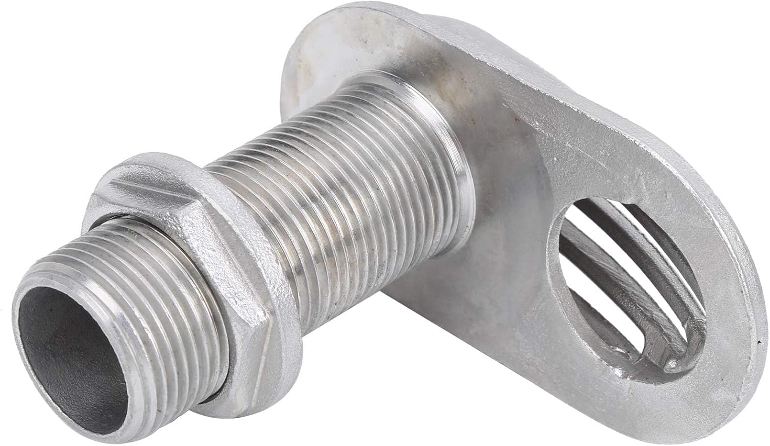 HERCHR Stainless Steel 316 Marine Boat Intake Strainer Thru‑Hull Water Pickup Filter Scoop for Boat Plumbing Fittings