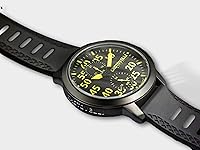 Vista 3 de Chotovelli Reloj aviador de acero inoxidable para hombre de 328.1ft impermeable, m, Piloto