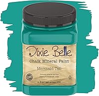 Vista 86 de Dixie Belle Paint Company - Pintura con acabado de tiza para muebles, color blanco lino (Drop Cloth), 8 fl oz, pintura mineral color blanco lino mate