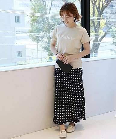 Amazon ラ トータリテ Salut ロゴtee フリー ベージュ Tシャツ カットソー 通販