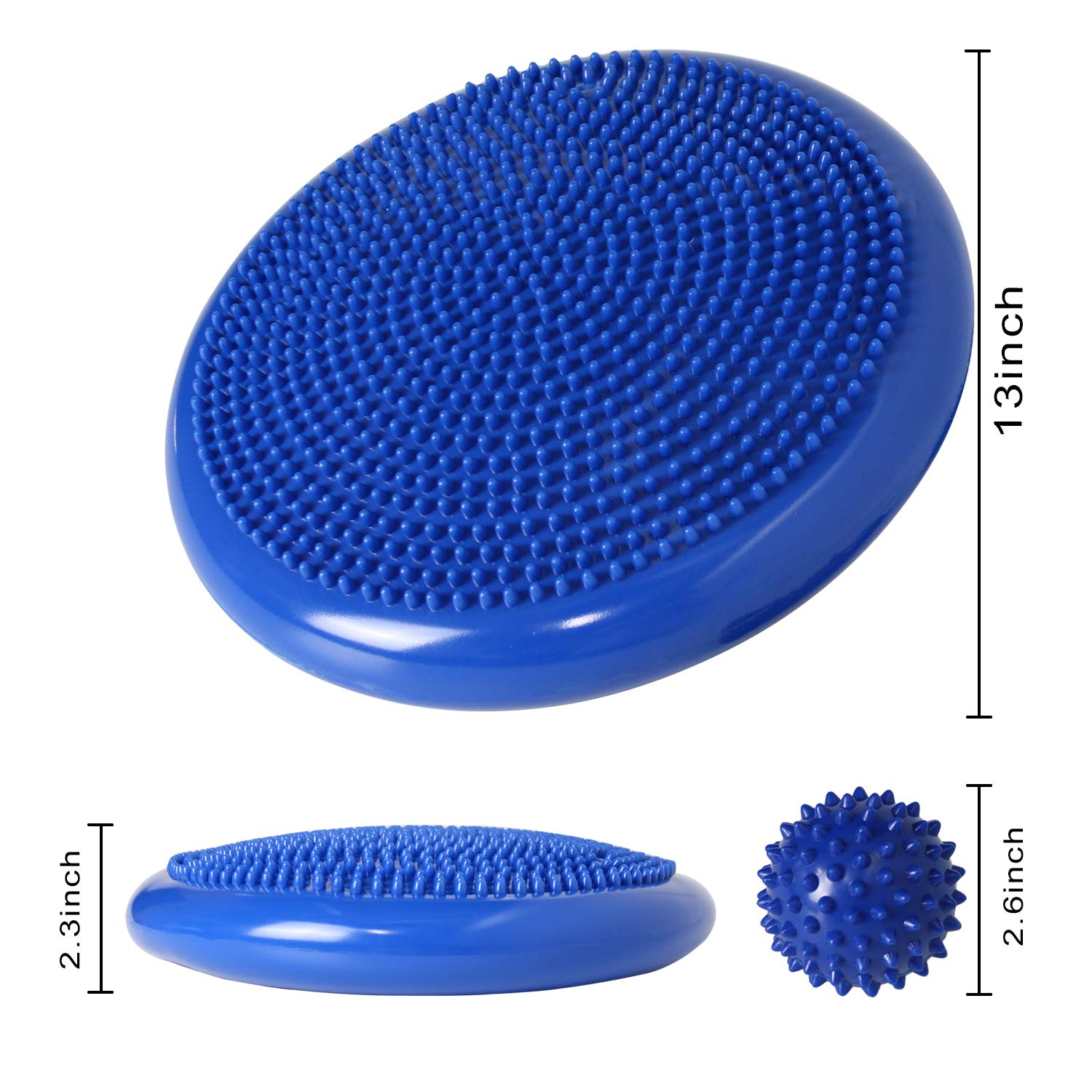 Cojín oscilante, disco de equilibrio, asiento ondulado, almohadillas de equilibrio para terapia física, disco de estabilidad, disco Dyna, tabla oscilante para perros, oficina, niños sensoriales,
