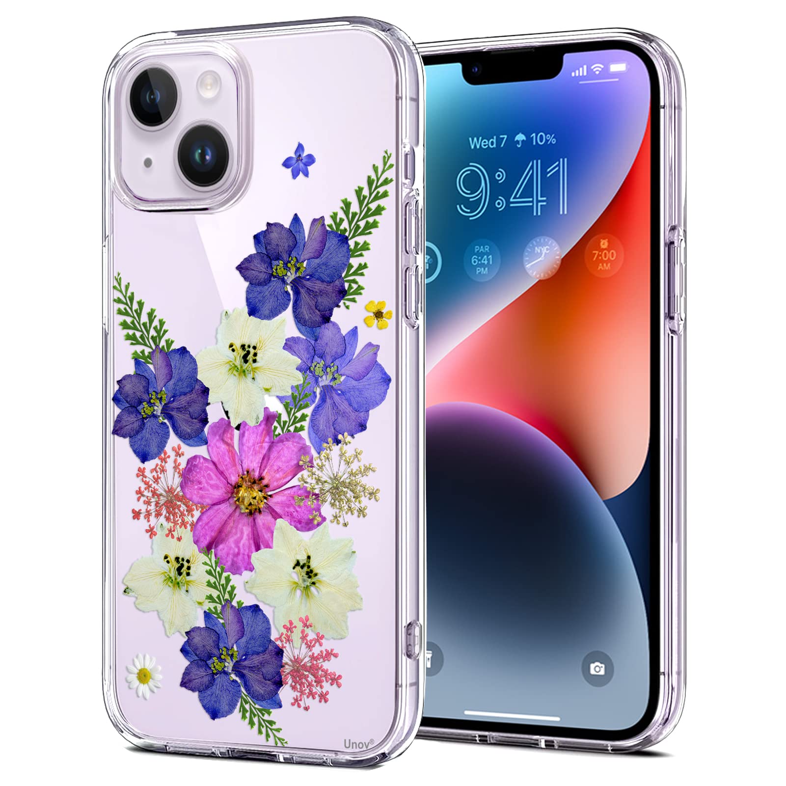 Unov Cse Comptible With IPhone 14 Plus Cse Cler Kuwit - View #5