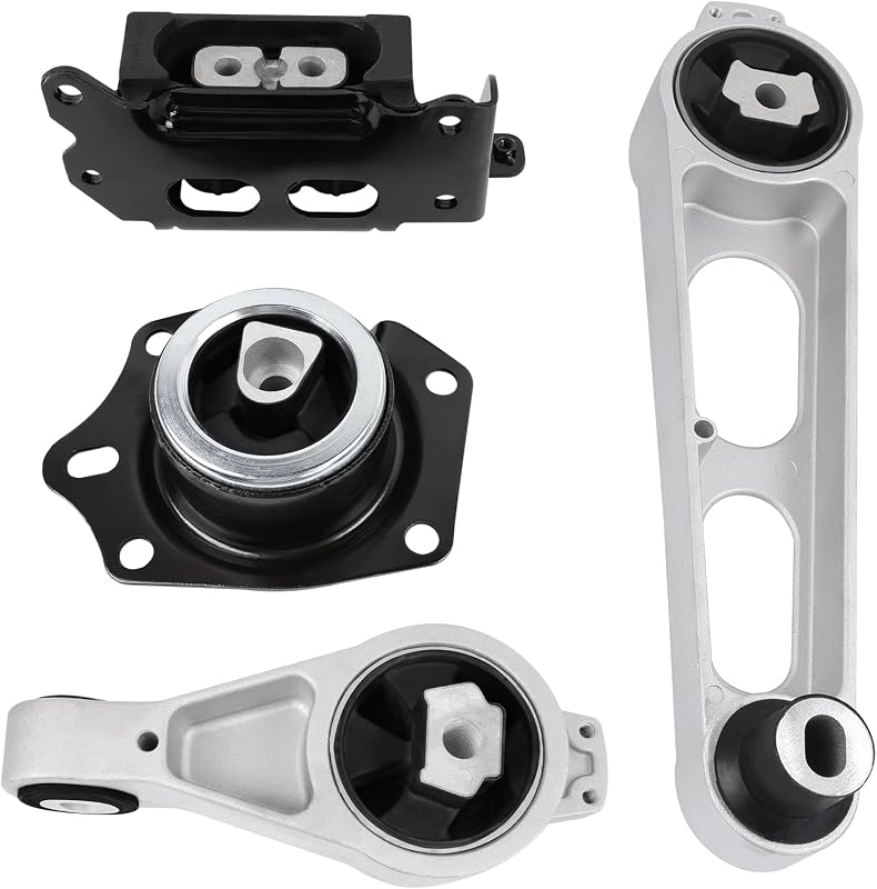 Kit de suportes do motor e transmissão YBDDZH para Chrysler PT Cruiser 2.4L 2001–2010 – Conjunto com 4
