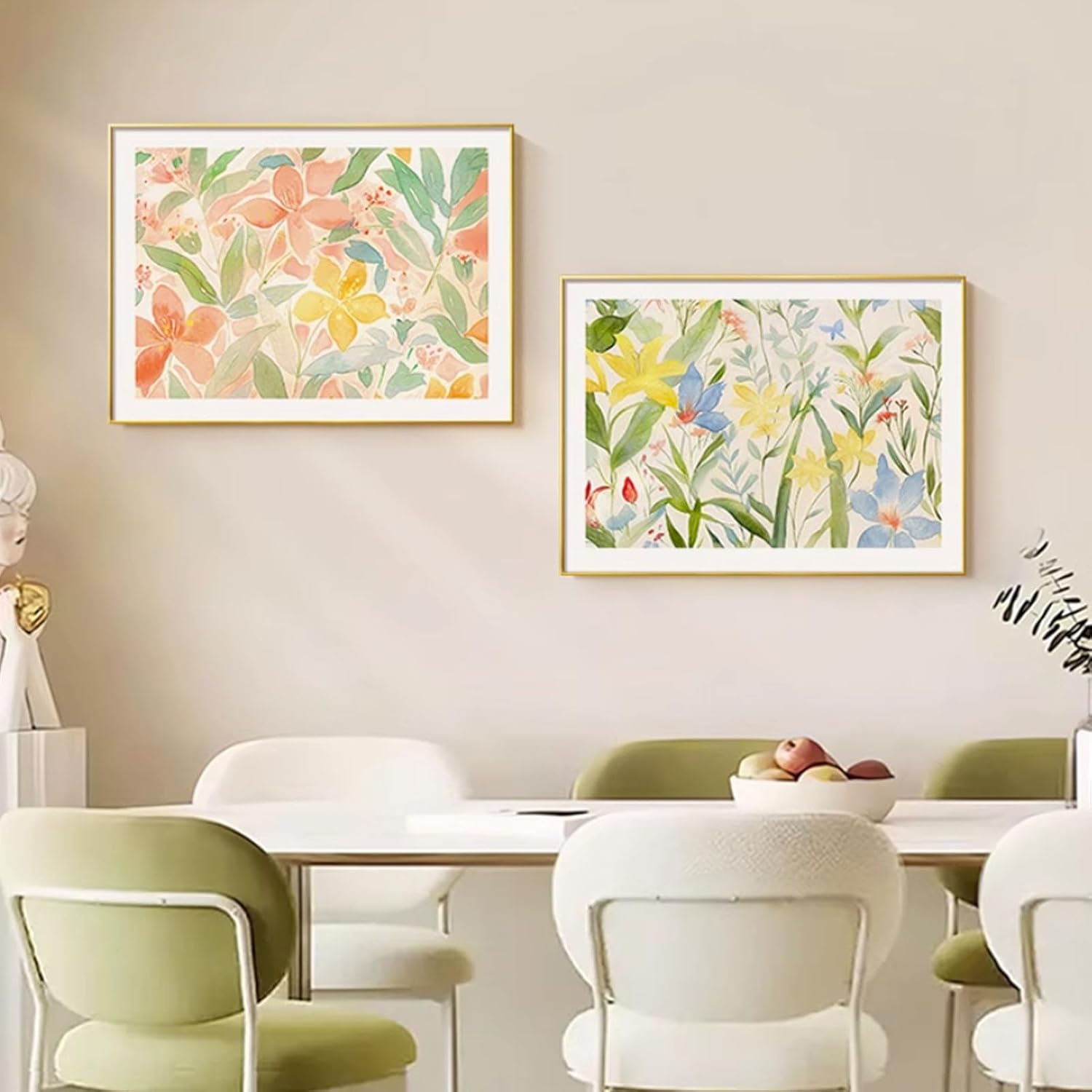 Breaker Box Cover Decorative Decorative Wall Mounted Electrical Panel Cover, Sliding Electric Meter Box Decorative Painting, Hide Fuse Box Covers Cabinet(Gold 6,60x50cm/23.6x19.7in)