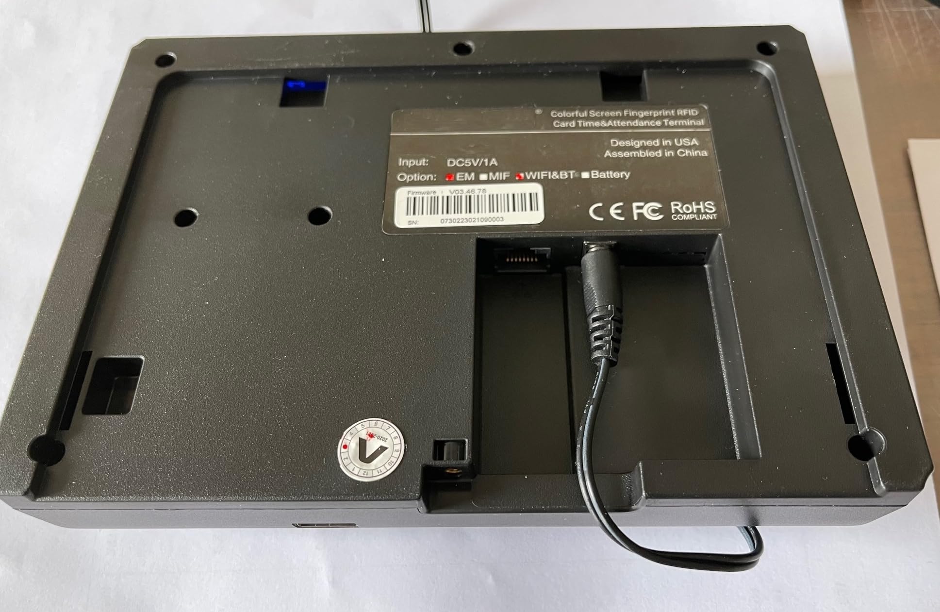2 RILEVATORI PRESENZE WIFI MARCATEMPO, 40 TESSERE, L'UNICO CON CORSO ISTRUZIONE SOFTWARE PER 4 MESI, IMPRONTA DIGITALE+RFID, WEBSERVER, SOFTWARE IN ITALIANO. VENDUTO DA AZIENDA ITALIANA