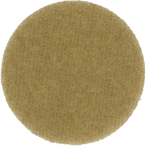 Moneda lateral de bucle de 2 pulgadas de diámetro para coser (sin adhesivo), círculo de dos pulgadas, solo lado de bucle, para cierre de gancho,