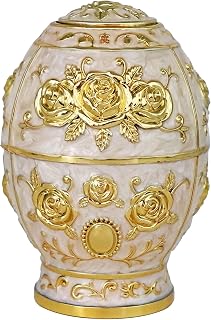 Automatic Pressure Toothpick Holder Decor,Vintage Castle Toothpick Holder Dispenser with Portable Toothpick Case Container (White and Gold)