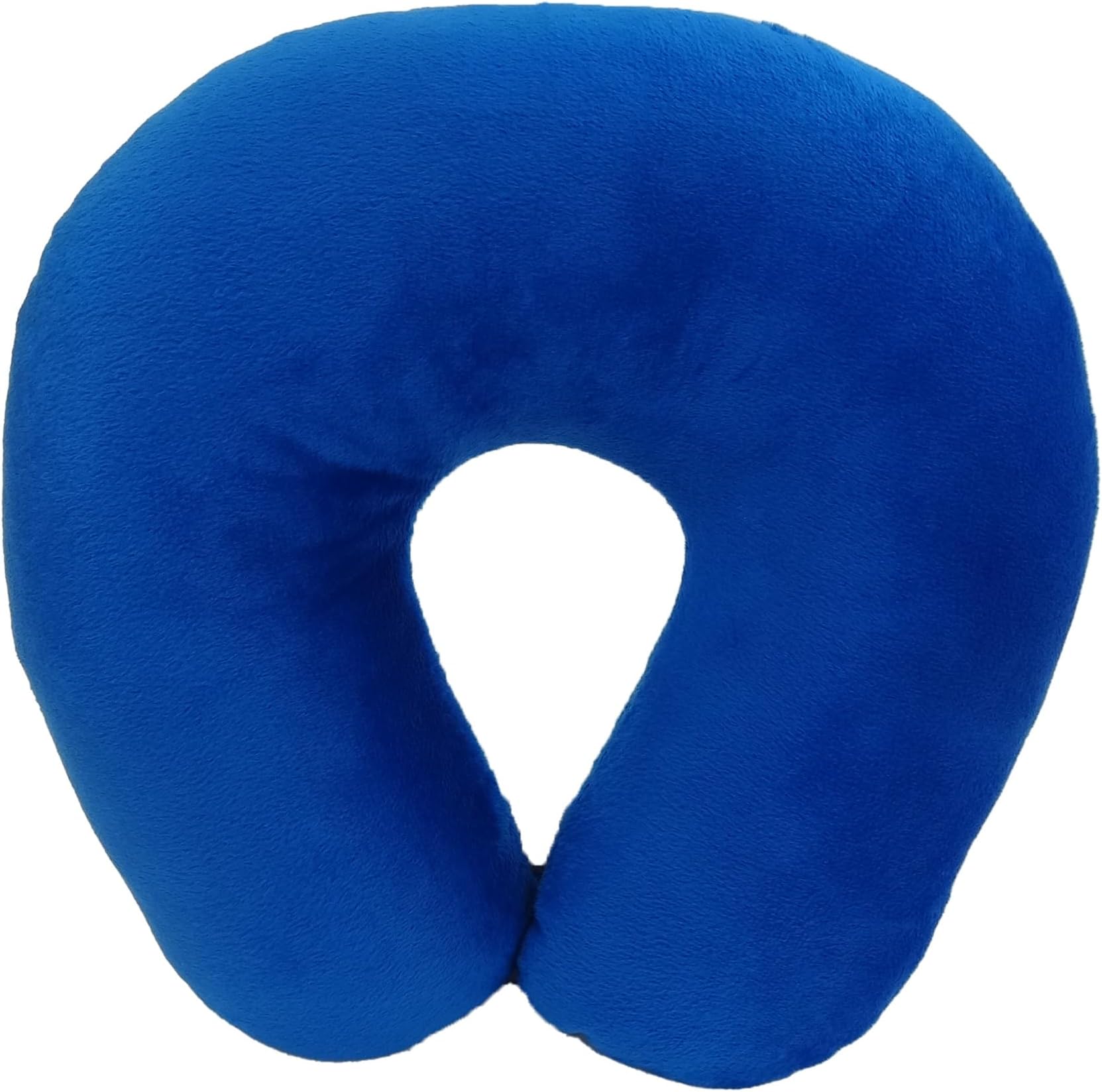 Wolf Essentials World's Best Feather Soft Microfiber Neck Pillow, Royal