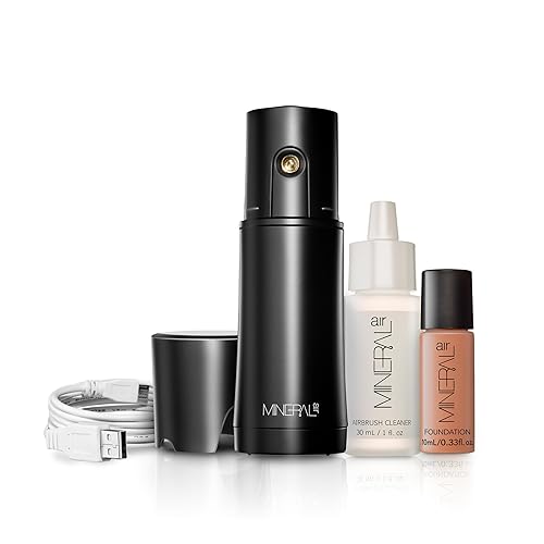 Vista 26 de MINERAL AIR Kit de tez + rubor, 6 piezas, spray de maquillaje con base AirMist con infusión - Incluye imprimación, corrector, hidratante y pigmento