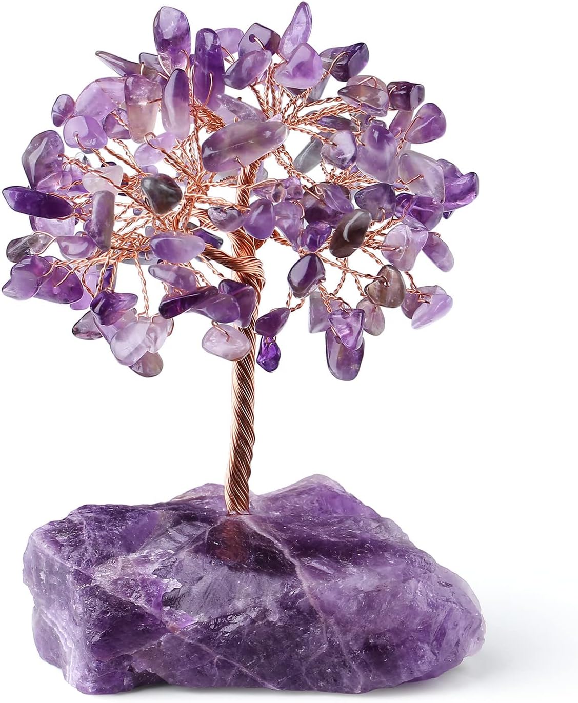 Amethyst-Kristallbaum Aus Rohkristallen – Kleiner Glücksbaum Für Mehr Positive Energie