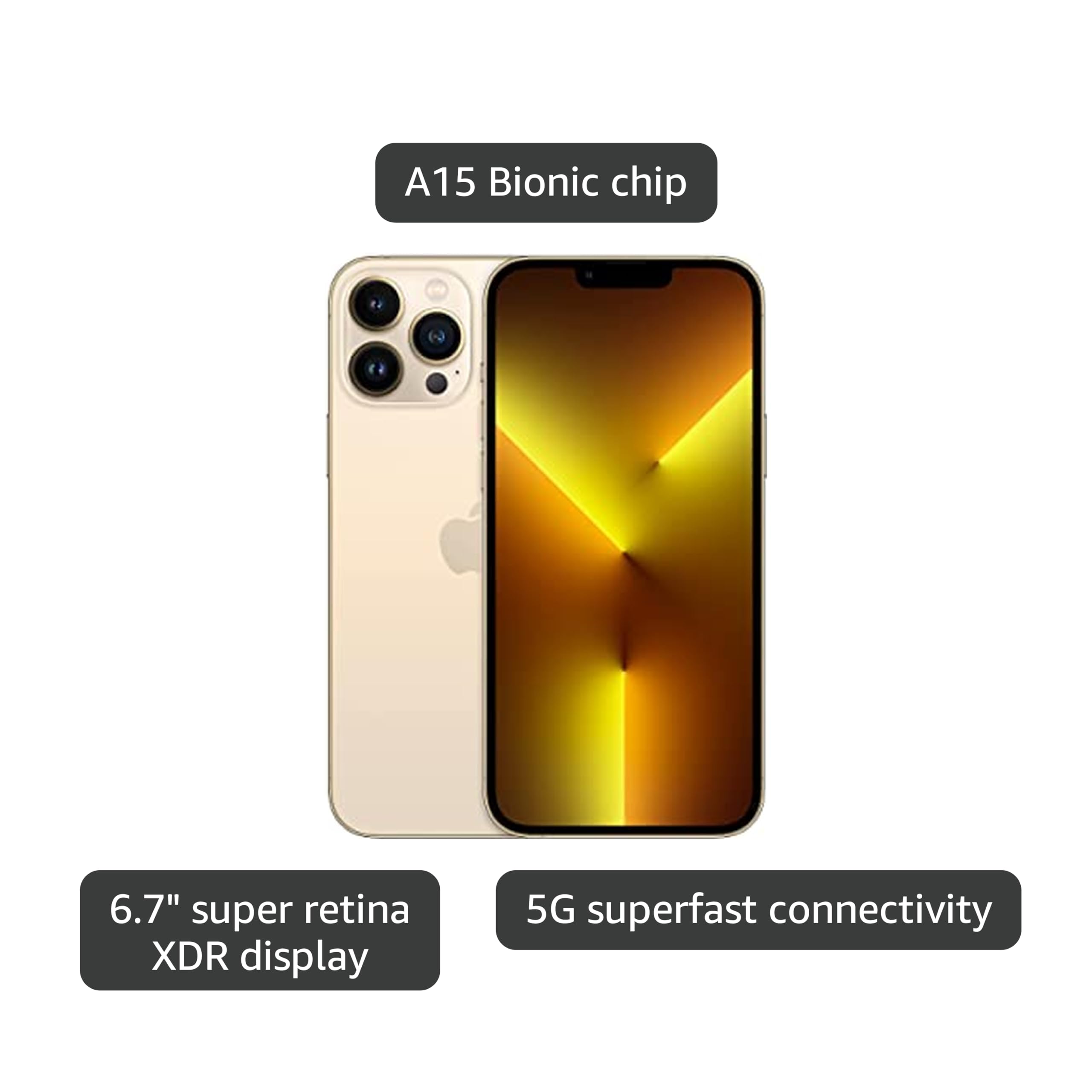 Apple iPhone 13 Pro Max ゴールド 128GB Amazon.com: Apple iPhone 13 Pro Max, 128GB, Gold - Verizon