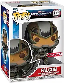 Funko Pop! Boneco do Capitão América Brave New World Falcon Bobblehead #1339