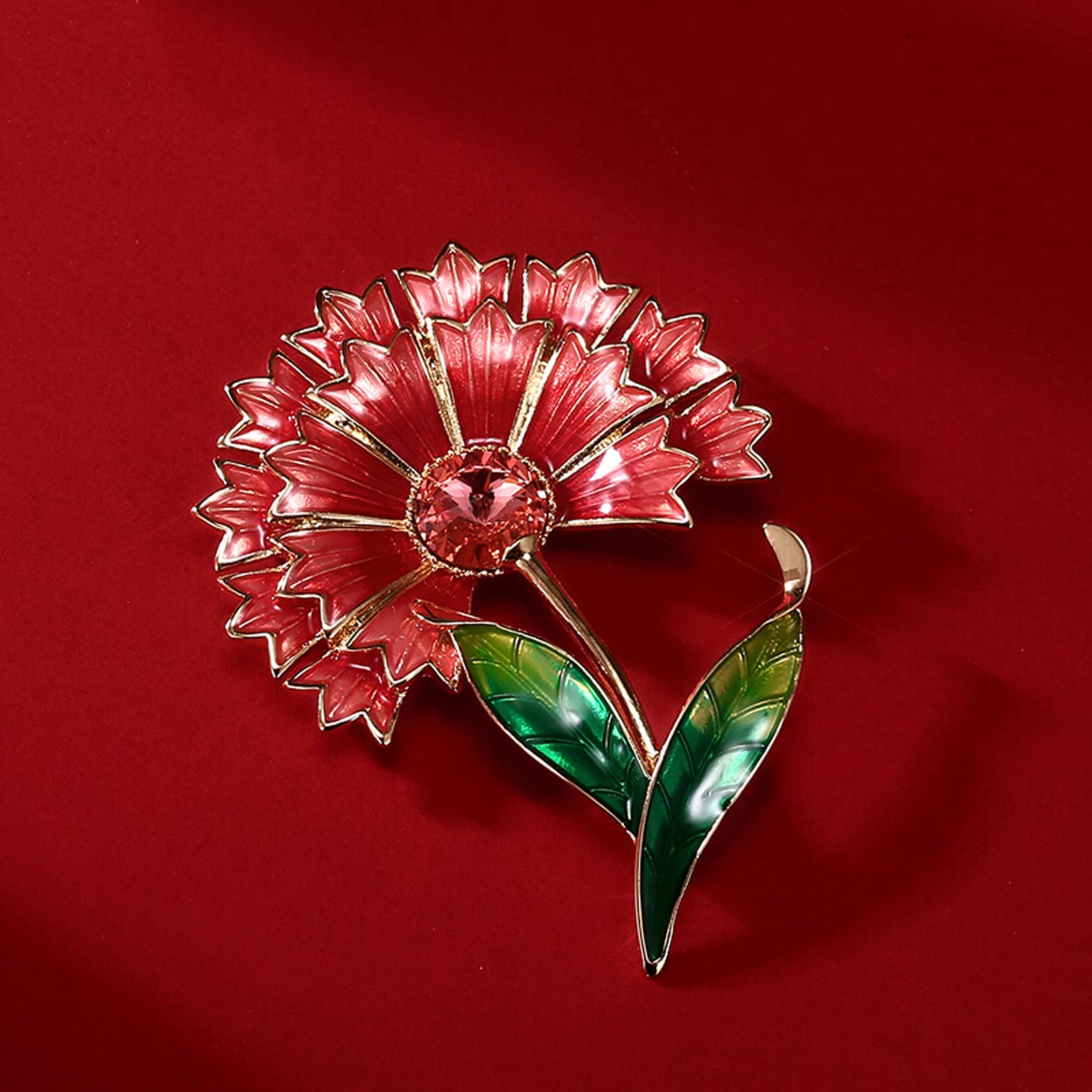 Broszka Pin dla kobiet mężczyzn jesień chryzantema broszka panie płaszcz płaszcz akcesoria moda emalia klapa pin panie urodziny ślub bal dekoracyjne wesele urodziny akcesoria na im