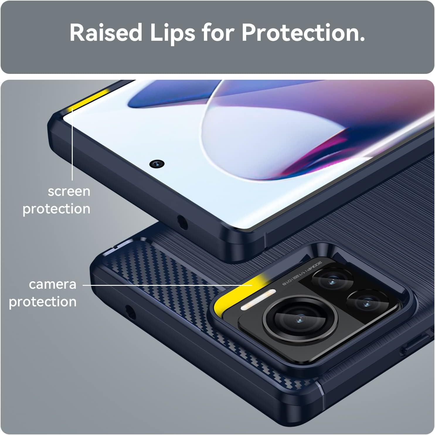 Para Moto Edge 30 Ultra X30 Pro Capa De Celular Fosca Macia Sandstone