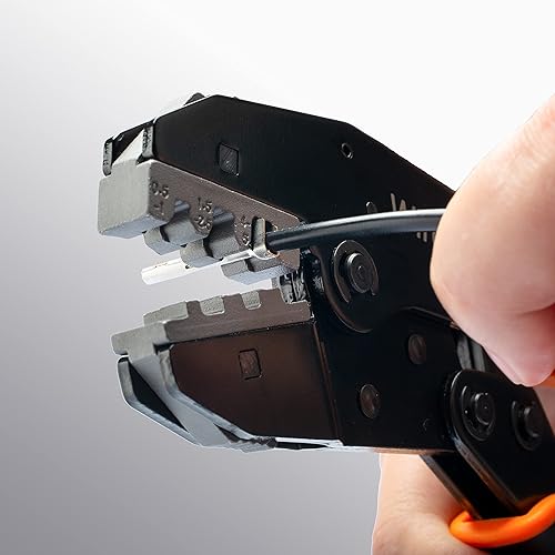 Miniatura 2 de Wirefy Troquel de engarce para terminales de barril abierto 20 - 10 AWG