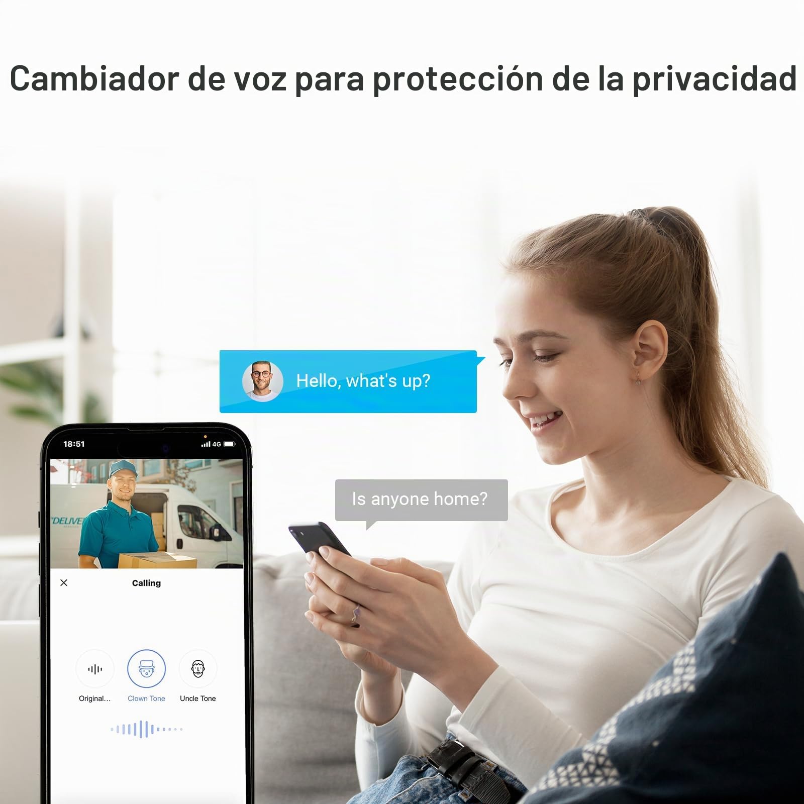 EZVIZ Timbre de Puerta con Panel Solar EP3X