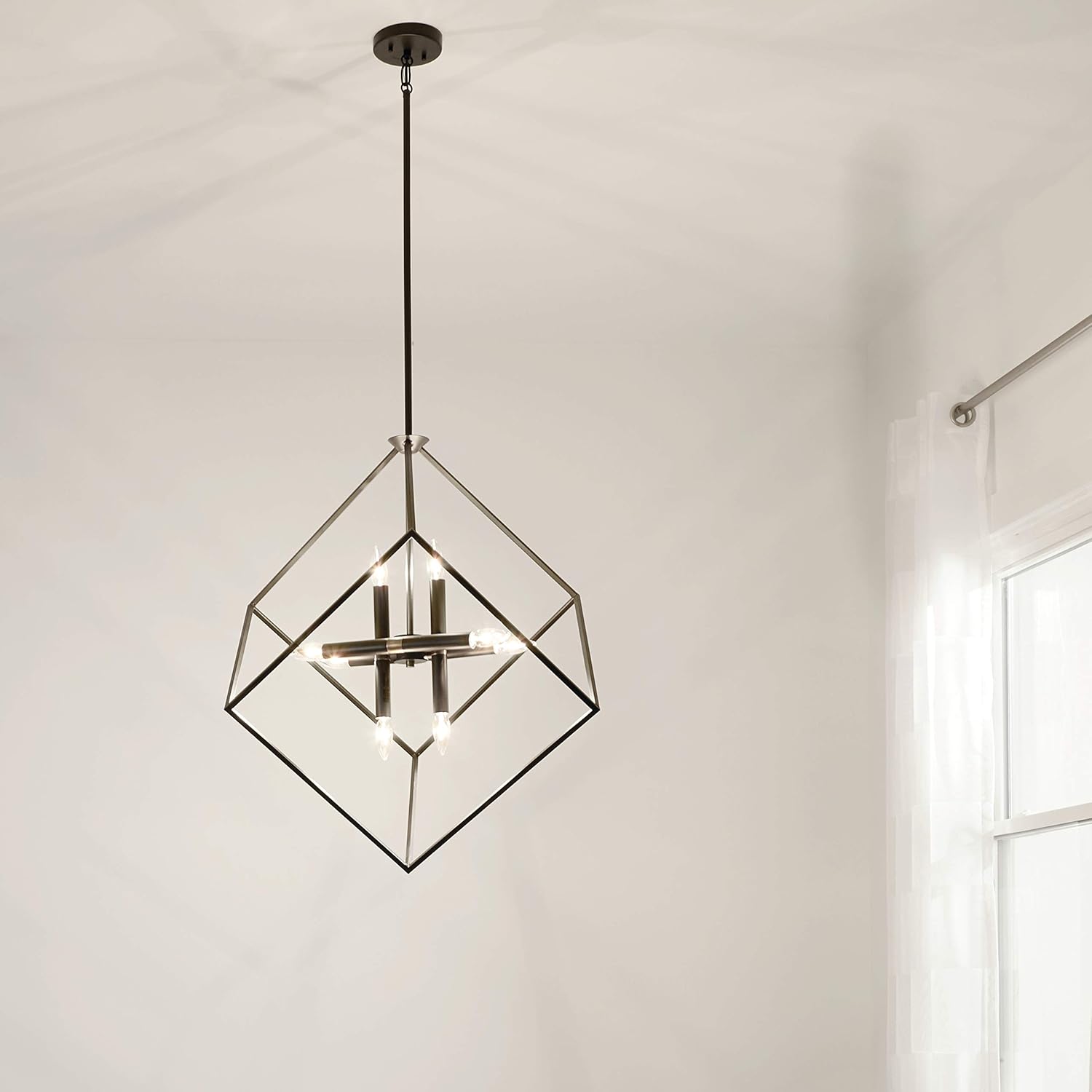 KICHLER Cartone 31.25" 8 Light Pendant with Olde Bronze®