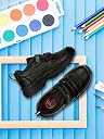 Bata Unisex Velcro School Shoes - Black (3 UK) (4516008) gallery image
