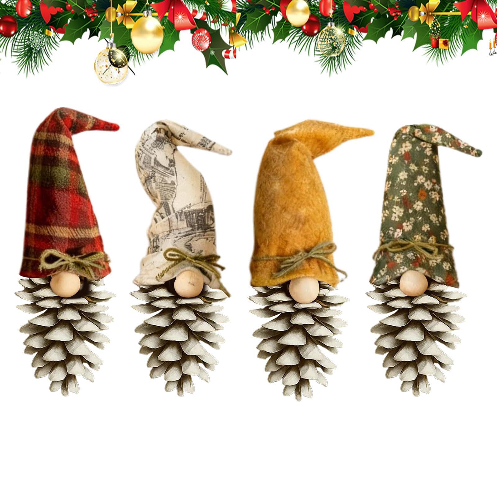 Navideños de Gnomos Decoración de Mesa Navideña