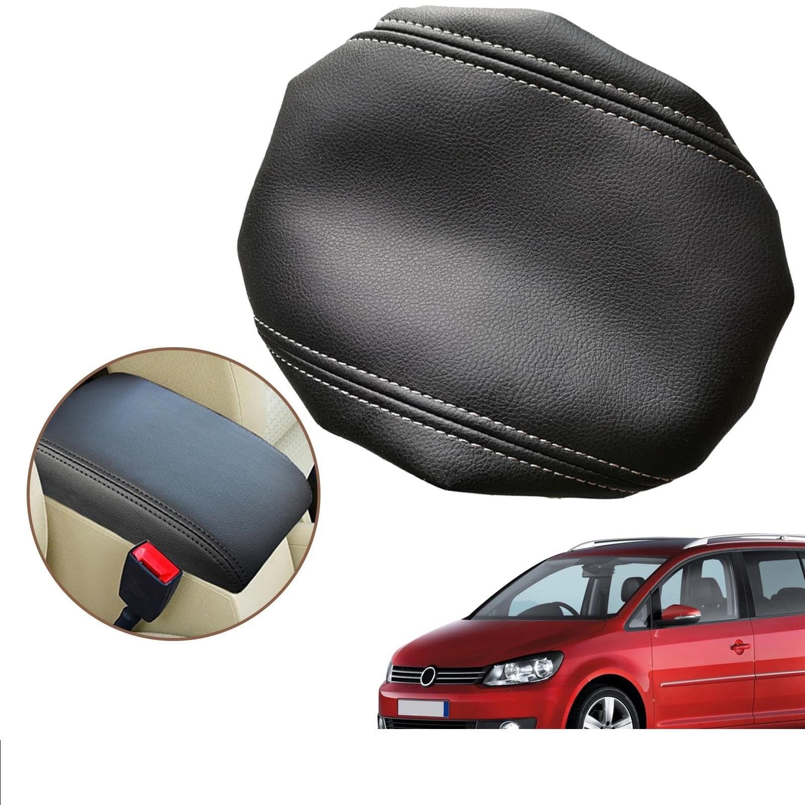 Funda Reposabrazos Microfibra Cuero Transpirable Y Cómoda Para Vw Para Touran 2006 2007 08 09 10 2011 2012(Titanium wire)
