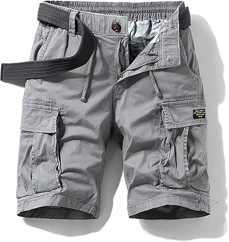 Miniatura 3 de Pantalones cortos cargo para hombre, talla 29, cintura 29, pantalones cortos de camuflaje para hombre, pantalones cortos de verano 2023 con hebilla