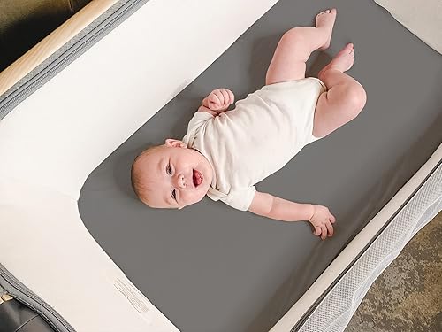 Miniatura 5 de Sábanas de moisés  Sábana bajera de moisés prémium para Halo, Mika Micky, Maxi COSI y otros  Paquete de 4 unidades 100% de punto jersey  Ropa de