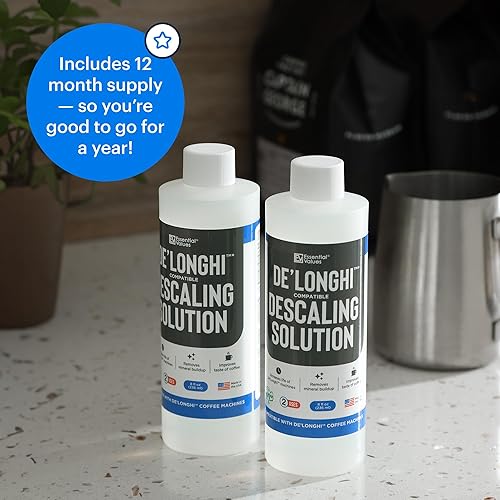 Miniatura 7 de Essential Values Solución de descalcificación compatible con De Longhi - Descalcificador de café - Limpiador de cafetera - Hervidor de agua,