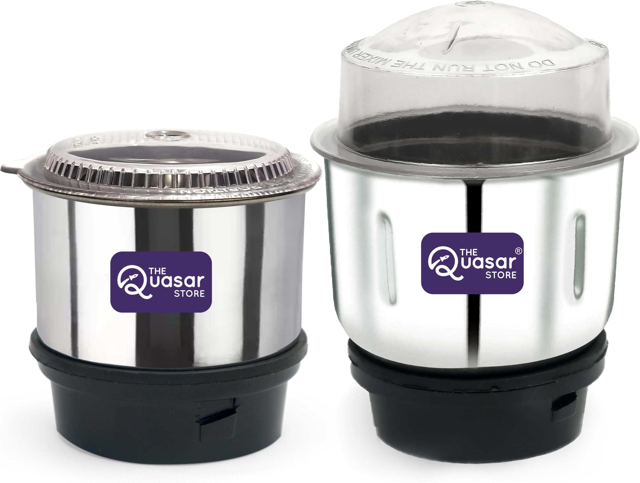 Mixer grinder Chutney Jar (250Ml, 400Ml) Suitable For Bajaj, jyothi, prestige, Preethi, Sumeet, Orient, croma, Jaipan, lifelong,rico, morophy richards Fit on 2 Lock & 4 Teeth Coupler