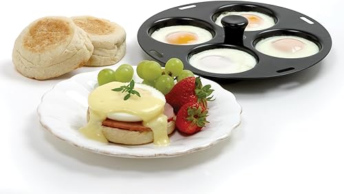 Miniatura 2 de Norpro escalfador de huevos antiadherente para 4 huevos.