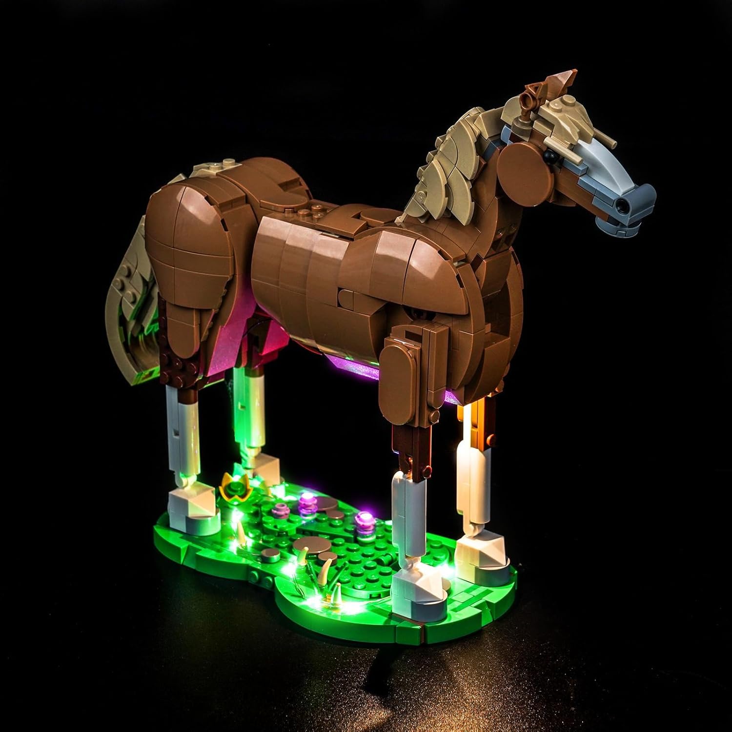 LocoLee Light kit Compatible with Lego 31166 Beautiful Horse - No Model Only Light, LED Lighting Accessories Compatible with Lego 3-in-1 31166