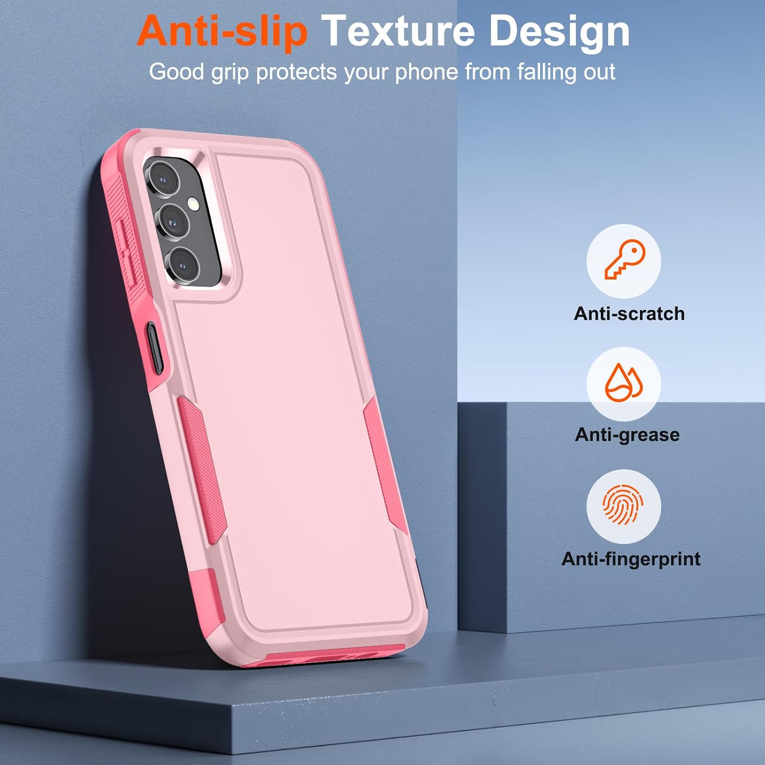  Designed for Samsung Galaxy A14 5G Case, Light Pink thumbnail