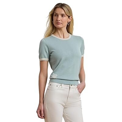 Lauren Ralph Lauren Two tone Short sleeve Sweater Women