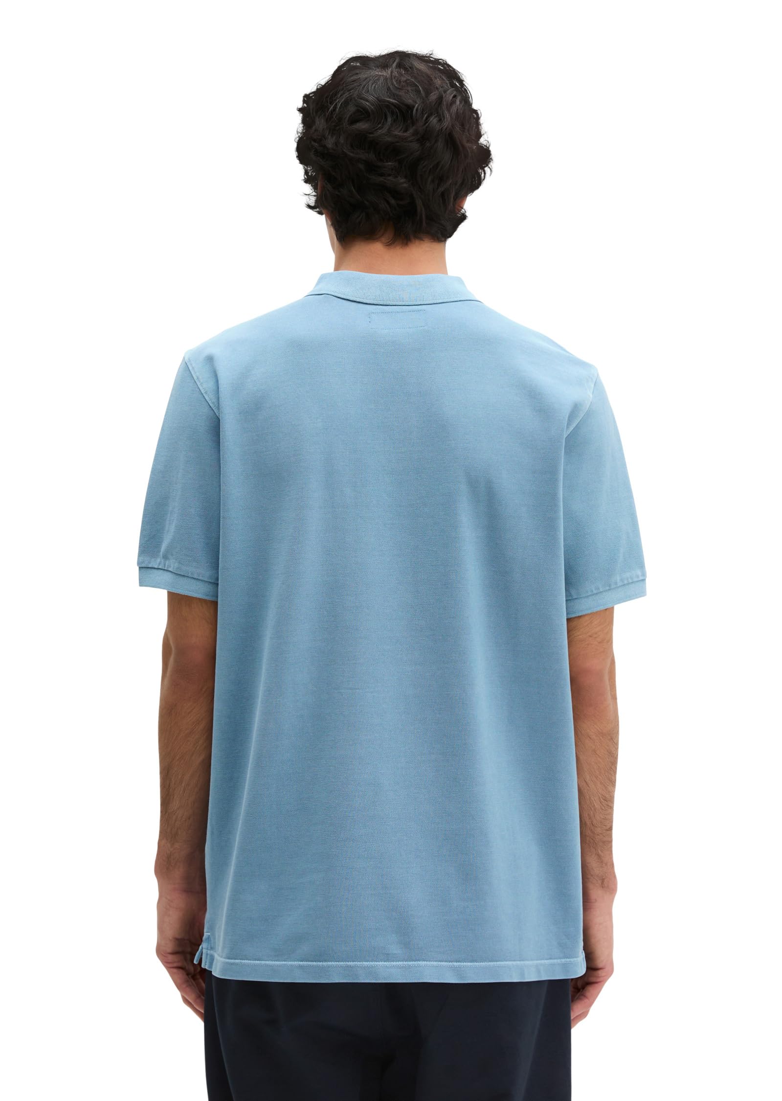 Marc OߴPolo Polo de manga corta Hombre de algodón orgánico con estructura de piqué