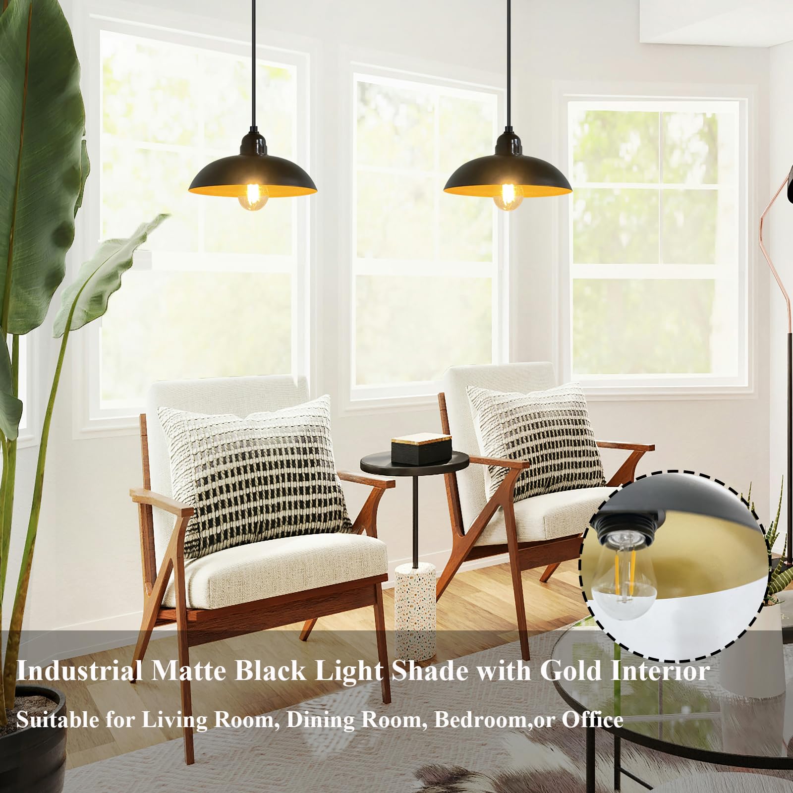 Outdoor Hängelampe mit Stecker Lampe Hängend Pavillon Beleuchtung Lampenfassung E27 4.5m Kabel Schwarz Deckenleuchte Außen Pendelleuchte Steckdose Gartenlampen Draußen Balkon Terrassen