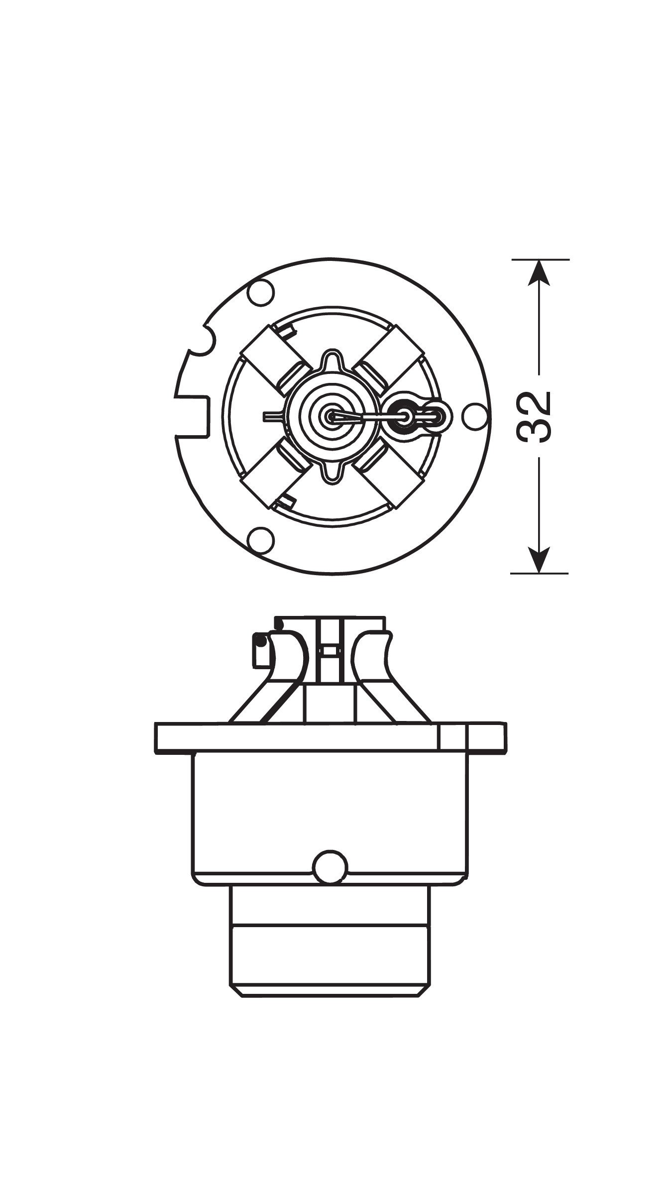 Lampa 58259 Lámpara de Xenón D2R