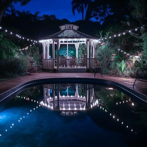 Miniatura 7 de Jslinter S14 - Tira de luces de 5000 K de luz diurna para exteriores, inastillables e impermeables, equivalente a 1 vatio LED de 11 W, base E26 no