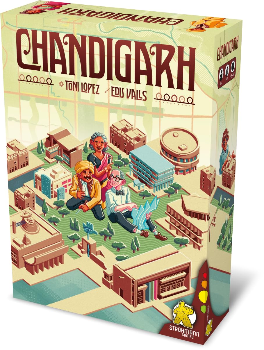 Strohmann Games, Chandigarh - Jeu de société - 2 à 4 Joueurs - À partir de 10 Ans - 45 à 60 Minutes - Allemand