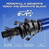 KastKing Centron Fishing Rod and Reel Combo, Spinning & Baitcasting Combos, IM6 Graphite 2Pc Blanks, Stainless Steel Guides with Ceramic Rings, Contoured EVA Handles & Fighting Butt Spin-7' M,3000 Reel