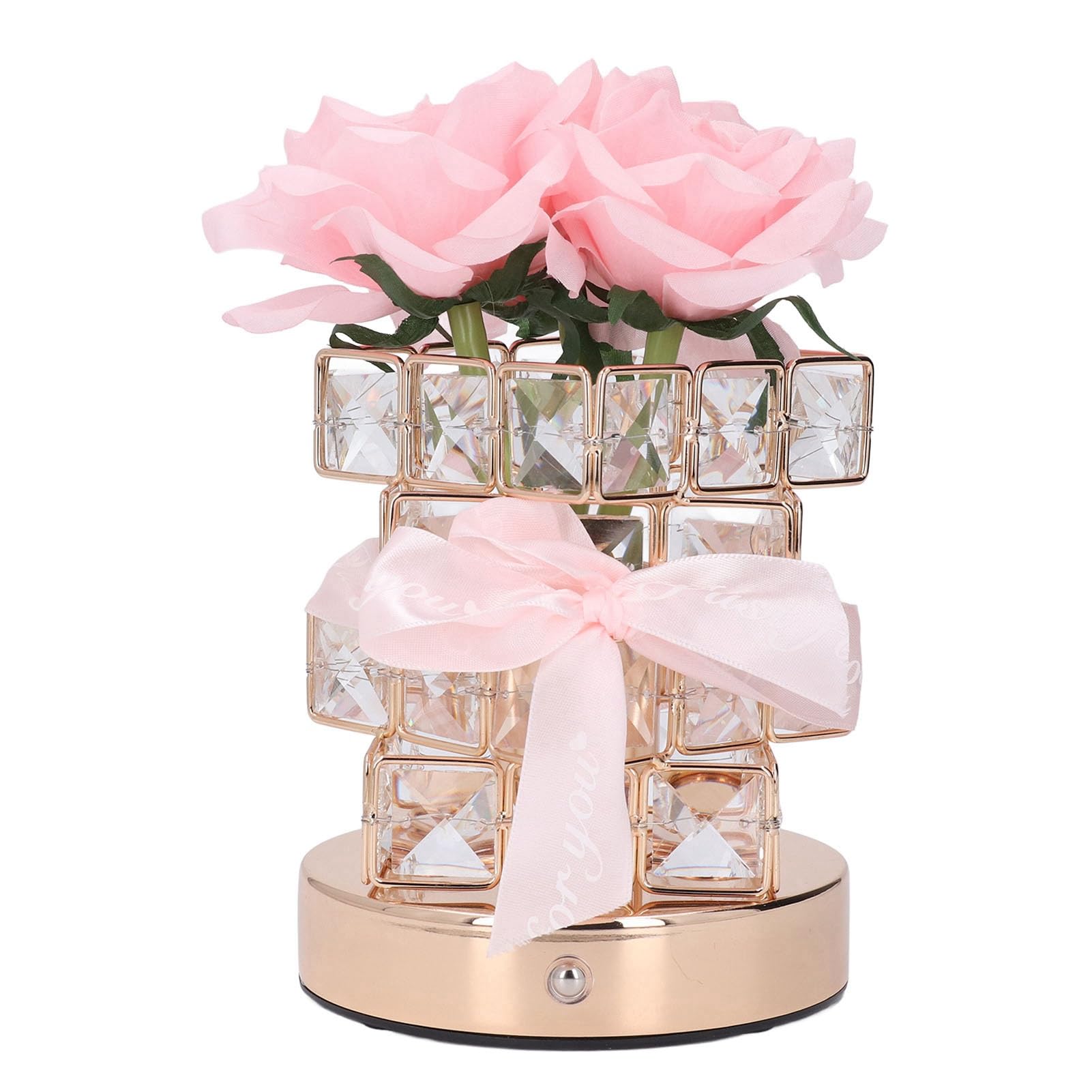 Lampe rose tactile rechargeable sans fil à intensité variable - 7